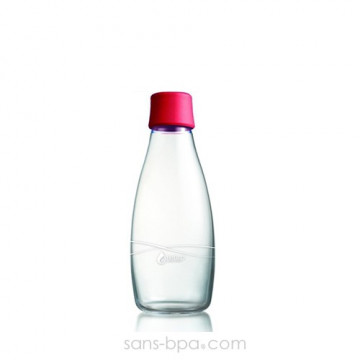 Gourde verre 300ml - RASPBERRY
