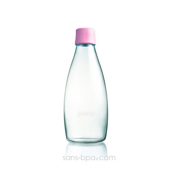 Gourde verre 800 ml AZUR