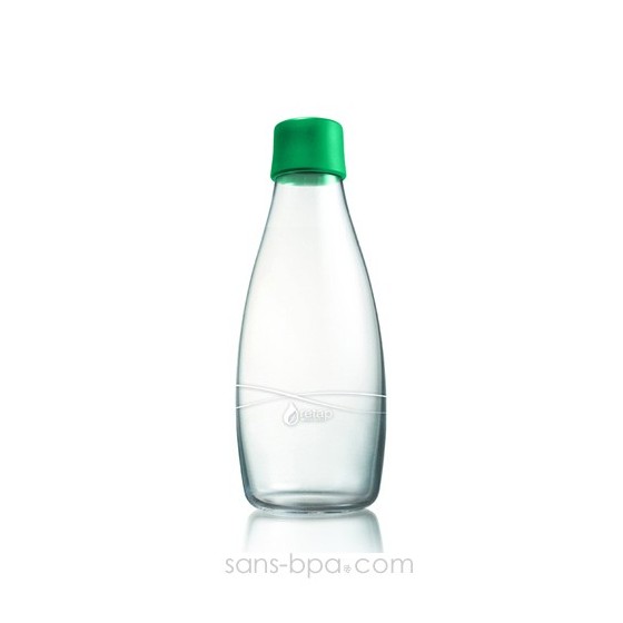 Gourde verre 500 ml GREEN