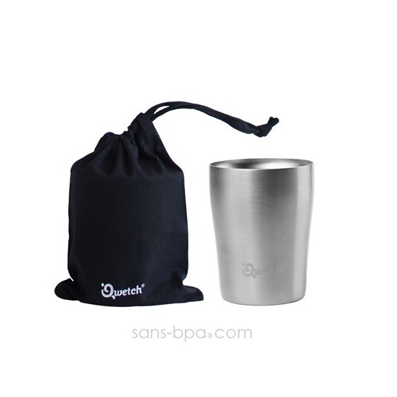 Timbale inox isolée 250ml & sa housse BIO