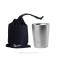 Timbale inox isolée 250ml & sa housse BIO