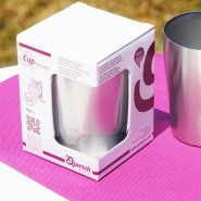 Timbale inox isolée 250ml & sa housse BIO