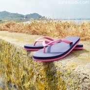 Tongs naturelles PINK PURPLE