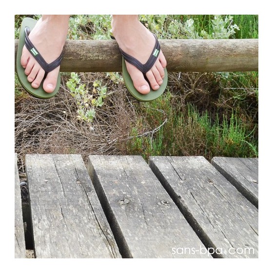 Tongs naturelles GREEN