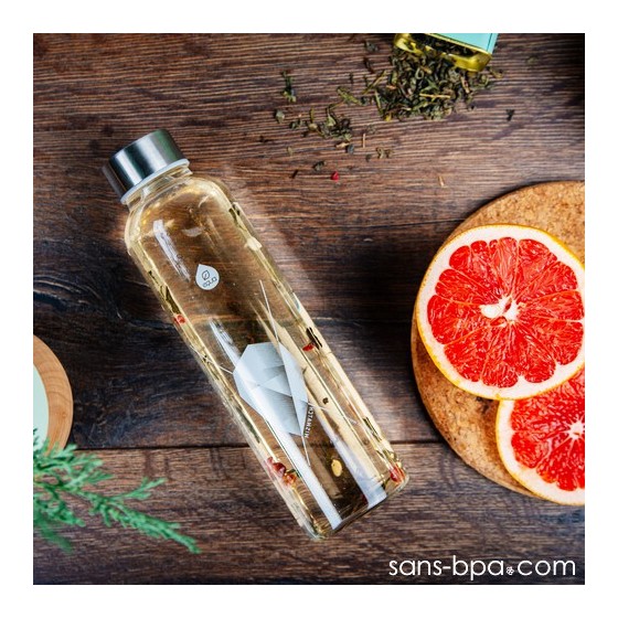 Gourde verre 550 ml ACTIVE WHITE