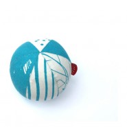 Balle bébé coton BIO - Azur