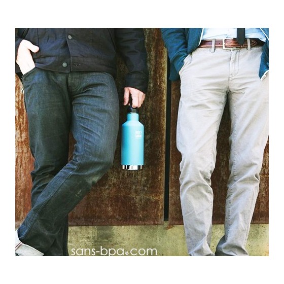 Gourde isotherme inox 950 ml - SILVER