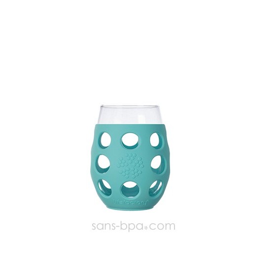 Lot 2 Verres gainés 325ml - Menthe