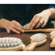 Brosse à cheveux Ovale - Bois & caoutchouc - Tek