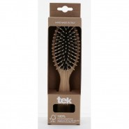 Brosse à cheveux Rectangle - Bois & caoutchouc - Tek