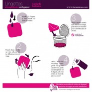 Coffret 10 lingettes démaquillantes Framboise