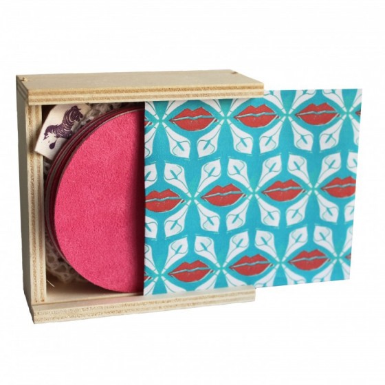 Coffret 10 lingettes démaquillantes Framboise