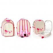 Cartable maternelle lin enduit Moineaux