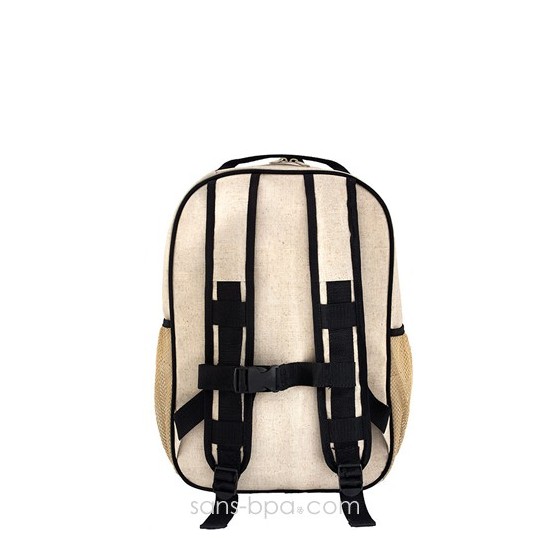 Cartable maternelle lin enduit Moineaux