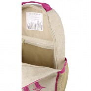 Cartable maternelle lin enduit Moineaux