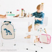 Cartable maternelle lin enduit Moineaux