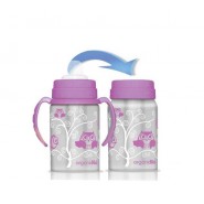 Gourde anti-fuite 270ml - Chouettes