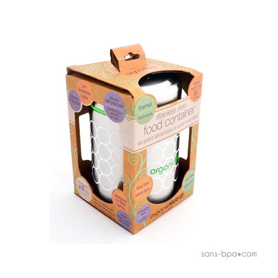 Boite à repas isotherme Bulles - Organic Kidz