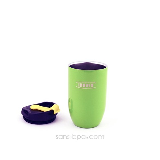 Gobelet  inox isotherme 240 ml - Green - DOPPIO Deluxe