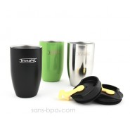 Gobelet inox isotherme 240 ml - Inox - DOPPIO Deluxe