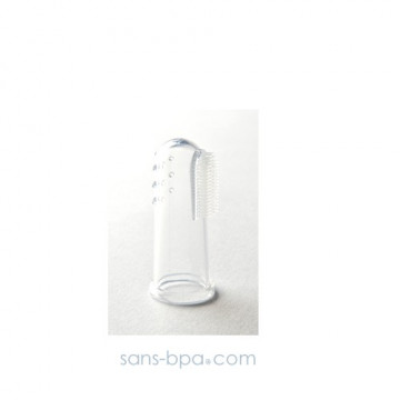 Lot 2 Brosses à dents doigtier silicone 6 à 18 mois - Jack & Jill 2