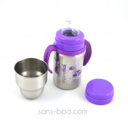 Gourde anti-fuite 270ml - Chouettes