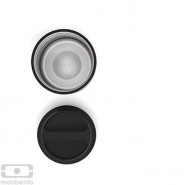 Boite repas inox isotherme 650 ml - Noir