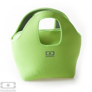 Sac isotherme réversible Gris / Vert - Mon Bento