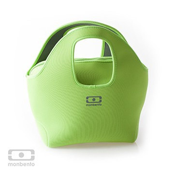 Sac isotherme réversible Gris / Vert - Mon Bento 2