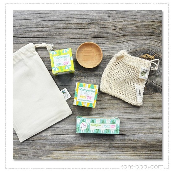 Kit beauté zéro déchet complet
