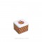 Boite cube métal HIBOU VIOLET