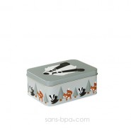 Boite métal FLEUR BLEUE