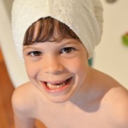 Serviette à cheveux Ecru - Bambou - LES TENDANCES D'EMMA