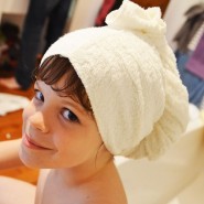 Serviette à cheveux Ecru - Bambou - LES TENDANCES D'EMMA