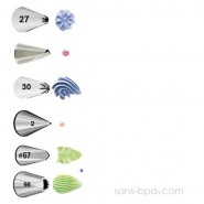 Boite 6 douilles pour mini seringue