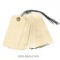 Lot 25 étiquettes américaines cartonnées beige