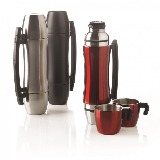 Bouteille isotherme Wave Grip - Inox