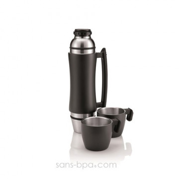 Bouteille isotherme Wave Grip - Black