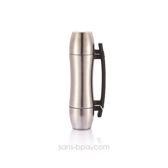 Bouteille isotherme Wave Grip - Inox
