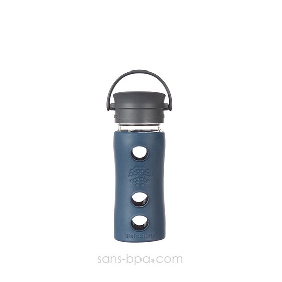 Gourde verre 350 ml Collection Café - Bleu