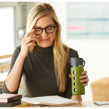 Gourde verre 350 ml Collection Café - Bleu 2