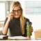 Gourde verre 350 ml Collection Café - Bleu