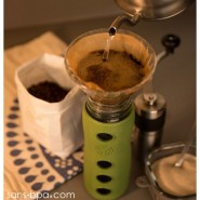 Bouteille verre 475ml FLIP Turquoise