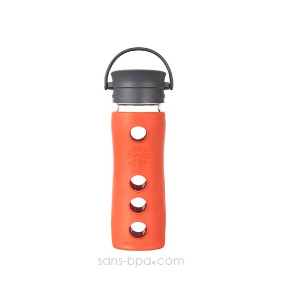 Gourde verre 475 ml Collection Café - Bleu