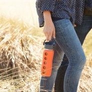 Gourde verre 475 ml Collection Café - Bleu