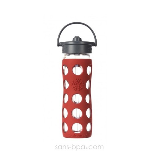 Gourde verre PAILLE 475ml SPRING