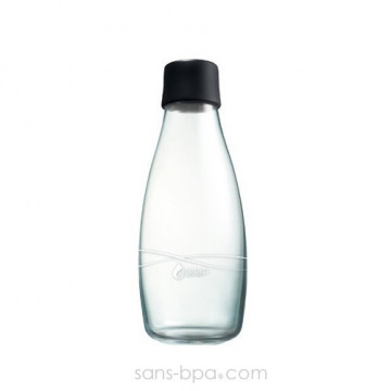 Gourde verre 500 ml GREY