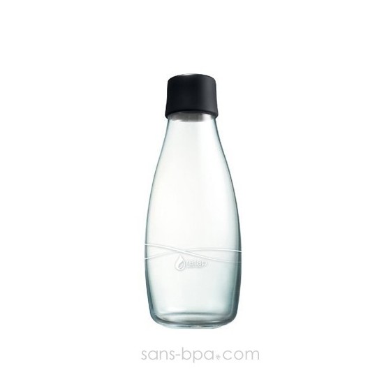 Gourde verre 500 ml GREY