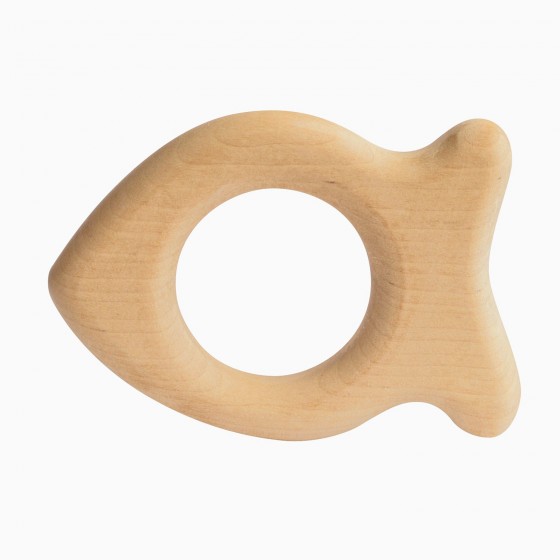 Anneaux dentition en bois - POISSON