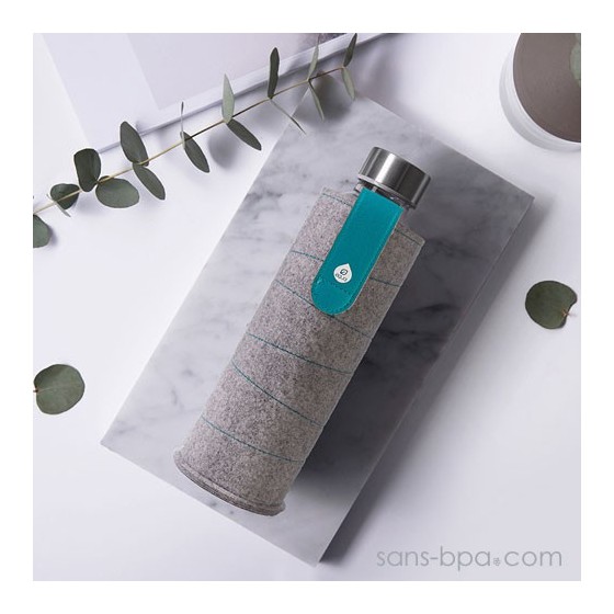 Gourde verre 550 ml - Lagon - MISMATCH